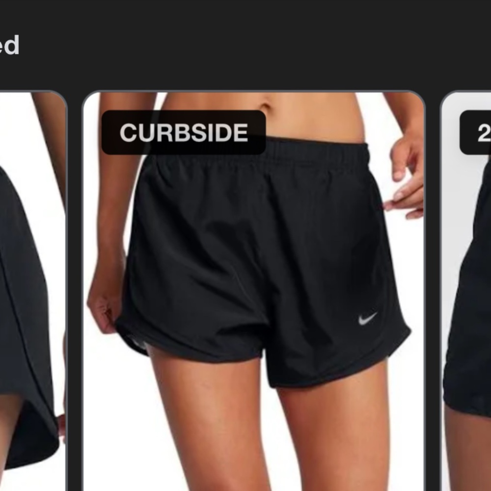 Nike Tempo Black Shorts